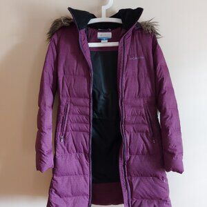 Columbia Women's XS Down Parka Jacket - Purple
